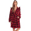 Just Love Womens Velour Solid Robe | Ladies Hooded Bathrobe - 4 of 4