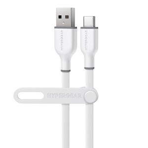 HyperGear® Flexi Pro USB-A to USB-C® Soft-Touch Silicone Charge and Sync Cable, 10 Ft. - 1 of 4