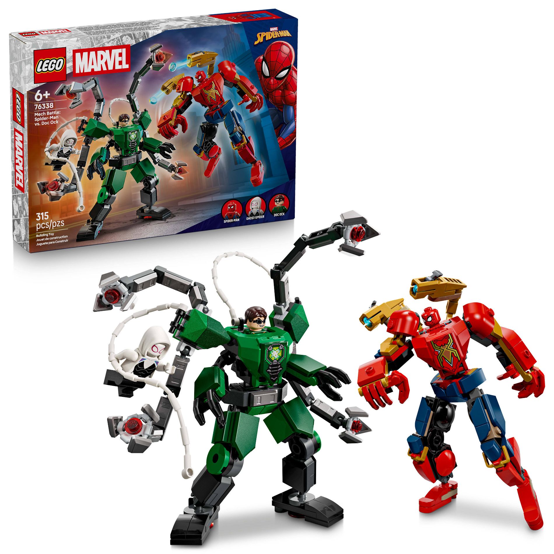 LEGO Marvel Mech Battle: Spider-Man vs. Doc Ock 76338