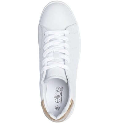 Женские кроссовки ellos Love Sneaker - 10 1/2 WW, White (Wide Widths Available) — фото 7