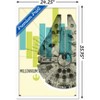 Trends International Star Wars: Mid-century Modern - Millennium Falcon Framed Wall Poster Prints - 3 of 4