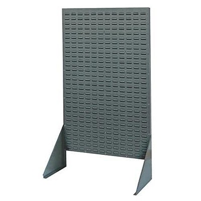 Quantum Storage Systems Rack, 36"W X 12-1/2"D X 66"H, 800 Lb. Capacity, Louvered, 16 Gauge, Gray Enamel Coated Steel, Shipped Kd