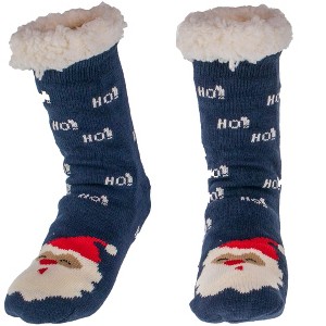 5 Star Super Deals Women's Thermal Fleece Lined Socks – Plush Fleece, Warm & Toasty Footwear – Non-Skid Gripper Bottom - 1 of 4