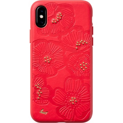 LAUT Apple iPhone XS Max Flora Case - Red