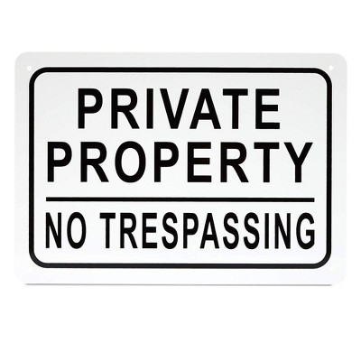 3 Pack 6" x 6" No Hunting/Trespassing Signs 