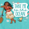 Girls' - Disney Princess - Moana Take Me To The Ocean Fitted Short Sleeve Graphic T-Shirt - 2 of 4