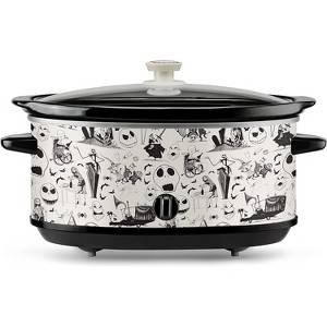 Nightmare Before Christmas 7-qt Sketch Pattern Slow Cooker - 1 of 3