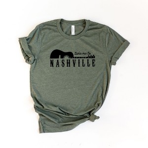 Simply Sage Market Women's Take Me To Nashville Short Sleeve Graphic Tee - 1 of 2