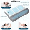 Doctor Pillow Pain Away Pillow - Ergonomic Pillow for Neck and Head Support & Pain Relief - 2 of 4