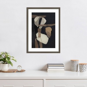 Amanti Art All Attached by Jacob Q Wood Framed Wall Art Print - 1 of 4