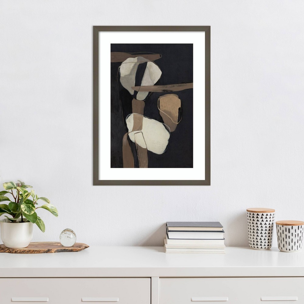 Photos - Other Decoration Amanti Art 19"x25" All Attached by Jacob Q Wood Framed Wall Art Print