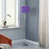 63" Lavender Roses in Bloom Acrylic Metal Floor Lamp - Ore International: UL Listed, Modern Design with Push Button Foot Switch - 3 of 4