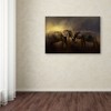 Trademark Fine Art -Jai Johnson 'Together Through The Storms' Canvas Art - 3 of 3