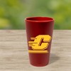 NCAA Central Michigan Chippewas Silicone Pint Glass - 16oz - 3 of 3