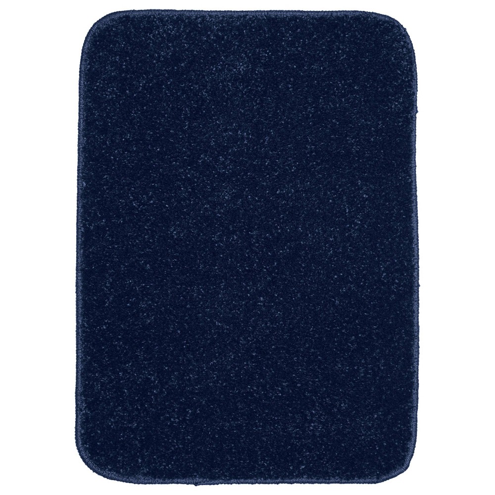  Gramercy Washable Bath Rug Navy