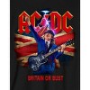 ACDC Manchester Or Bust Crew Neck Long Sleeve Men's Black Tee - 2 of 3