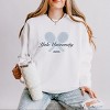 Yale University Tennis Rackets - Women's Lightweight Garment Dyed Sweatshirt - 2 of 3