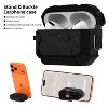 Nakedcellphone Meteorite Series Combo for Apple Airpods Pro 3 - Rugged Case with Stand + Lanyard + Clip + Cleaning Kit - 3 of 4