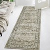 Vintage Area Rugs Washable Low Pile Non Slip Foldable Carpet for Living Room Bedroom Indoor Ultra Soft Retro Printed Distressed Rug - 4 of 4
