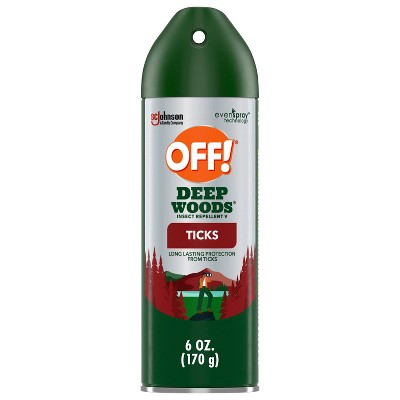 OFF! Deep Woods Tick Insect Repellent Bug Spray 25% DEET - 6oz