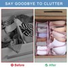 Unique Bargains Foldable Wardrobe Drawer Organizer Suitable for Pants Underwear 2 Packs - image 3 of 3