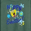 Women's - SpongeBob Squarepants - Hoppy Easter Lightweight French Terry Wide Neck Long Sleeve Shirt - 2 of 4
