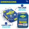 Point Games Left Right Center Dice Games - 3 Dice & 24 Chips Set with Blue Tin - 4 of 4