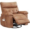 Oversized Extra Wide Manual Recliner Chair CF8007 in Faux PU Leather, 68CM Wide Seat with 1.5X Sponge Filling for Superior Comfort - 2 of 4