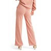 Women's WIDE LEG RIBBED PANTS - Yelete - image 3 of 4