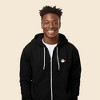 Dalix Cappuccino Embroidered Zip Hoodie Fleece Long Sleeve Pocket Warm Soft Mens - 4 of 4