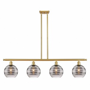 Innovations Lighting Rochester 4 - Light Island Pendant Light in  Satin Gold - 1 of 1