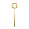 Black Bow Jewelry 14k Yellow Gold, Jersey Collection, Small Number 58 Pendant - 2 of 4