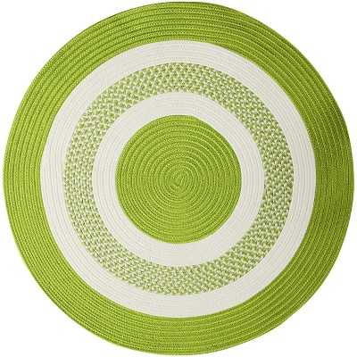 Colonial Mills Crescent Area Rug, 4x4, Bright Green