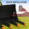 Acekool Clamp-On Debris Forks for 60" Tractor Bucket, 4000 lbs Capacity, Quick Attach Pallet Fork, 6 Tines for Loader, Skid Steer, Farm - 4 of 4