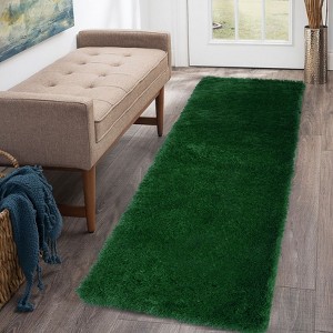 Plush Fuzzy Rugs Ultra Soft Fluffy Furry Rugs Non Slip Non Shedding Area Rug Indoor Carpet Nursery Rugs for Kids Room Bedroom Home Decor - 1 of 4