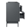 Modway Render 47 Plastic and Wood Bathroom Vanity Cabinet in Gray - 3 of 4