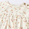 Baby Girls' Costal Ribbed Romper - Cloud Island™ White - 3 of 4