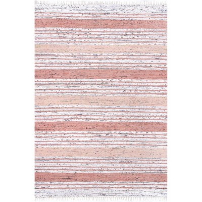 Nuloom Seraphina Mottled Stipe Cotton Tassel Indoor Area Rug