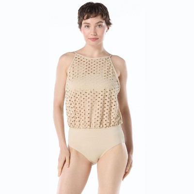 Carmen Marc Valvo High Neck One Piece