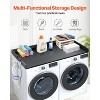VEVOR Washer Dryer Countertop, 54" x 27" Wooden Washer and Dryer Countertop, Water-Resistant Laundry Machine Topper Cover with Anti-Slip Pads,Black - 3 of 4