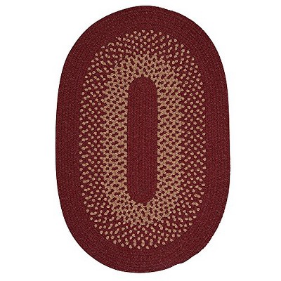 Colonial Mills Madison - Holly Berry 5 Ft x8 Ft Oval Rug Indoor 75% Polypropylene/25% Wool