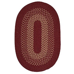Colonial Mills Madison - Holly Berry 5 Ft x8 Ft Oval Rug Indoor 75% Polypropylene/25% Wool - 1 of 3