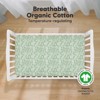 KeaBabies 2pk Soothe Fitted Crib Sheets Neutral, Organic Baby Crib Sheets, Fits Standard Nursery Baby Mattress - 2 of 4