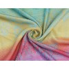 Allegra K Women's Large Tassel Wrap Scarf Wrap Multi-Color Floral Print Gradient Color Scarf - 4 of 4