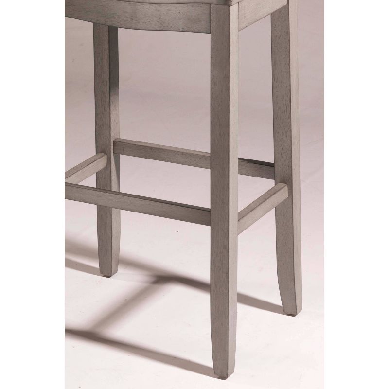 Fiddler Backless 30&#34; NonSwivel Barstool Aged Gray - Hillsdale Furniture, 5 of 13