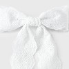 Lace Bow Hair Barrette - Wild Fable™ White - 3 of 3
