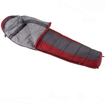Wenzel Windy Pass 0 Degrees Fahrenheit Mummy Sleeping Bag - Dark Gray