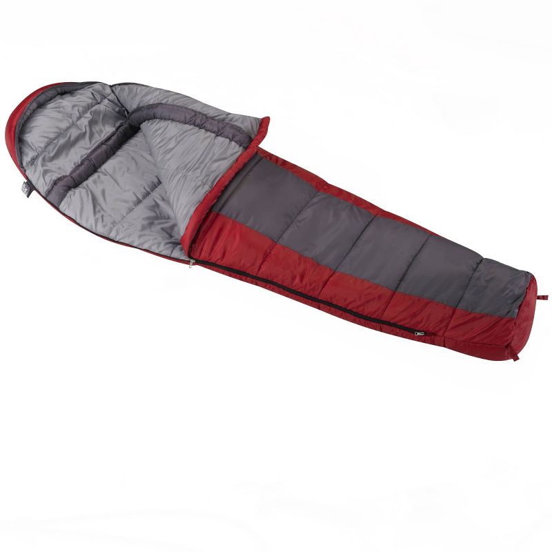 Wenzel Windy Pass 0 Degrees Fahrenheit Mummy Sleeping Bag - Dark Gray, 1 of 8