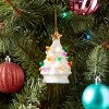 Lit Ceramic Retro Christmas Tree Ornament - Wondershop™ - 2 of 3