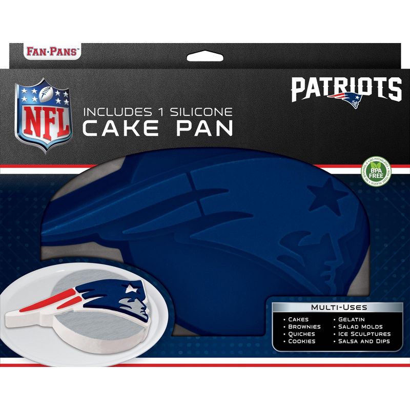 MasterPieces FanPans NFL New England Patriots Team Logo Silicone Cake Pan, 2 of 5